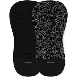 Матрас для коляски Petite&Mars Foamy Black Cats (Black) Thumb
