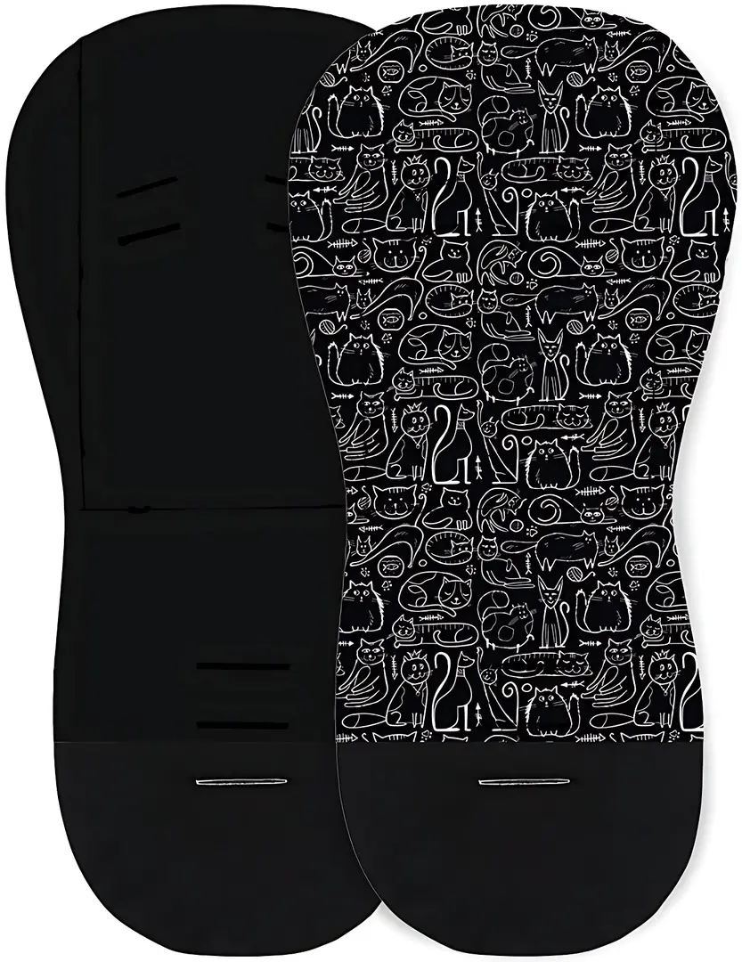 Матрас для коляски Petite&Mars Foamy Black Cats (Black)