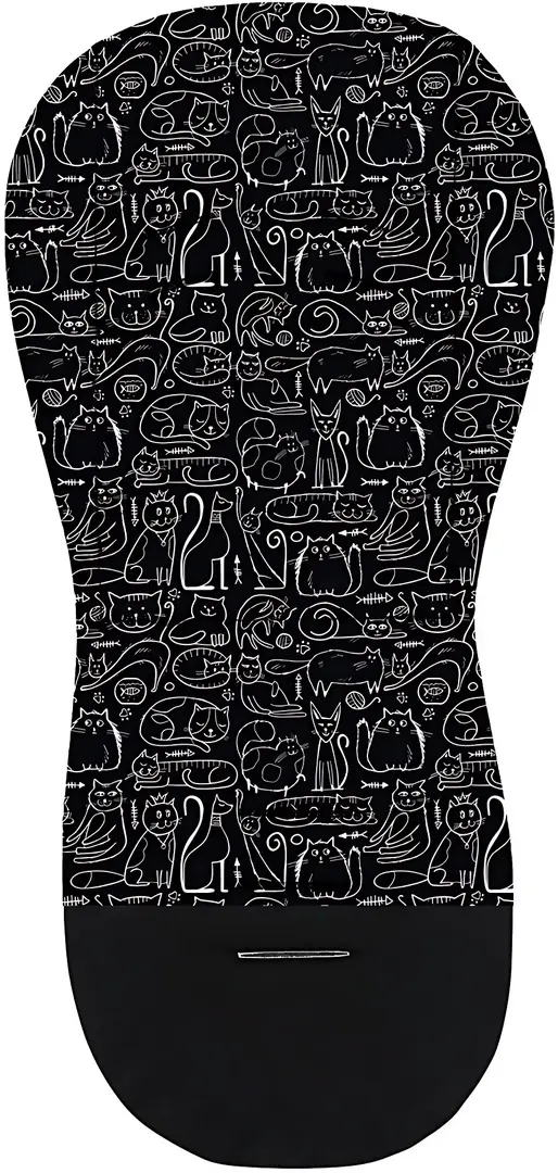 Матрас для коляски Petite&Mars Foamy Black Cats (Black)