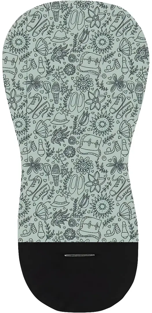 Saltea pentru carucior Petite&Mars Foamy Green Hipster (Green)