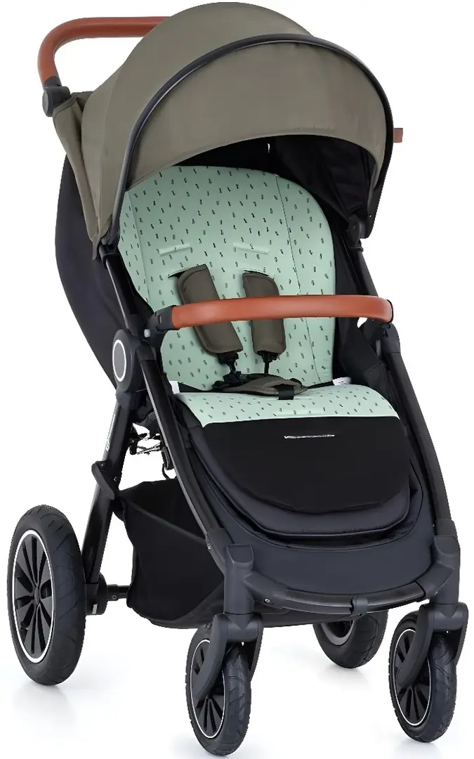 Saltea pentru carucior Petite&Mars Foamy Green Trees (Green)