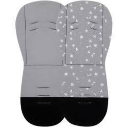 Saltea pentru carucior Petite&Mars Foamy Grey Dragonfly (Grey/Black) Thumb