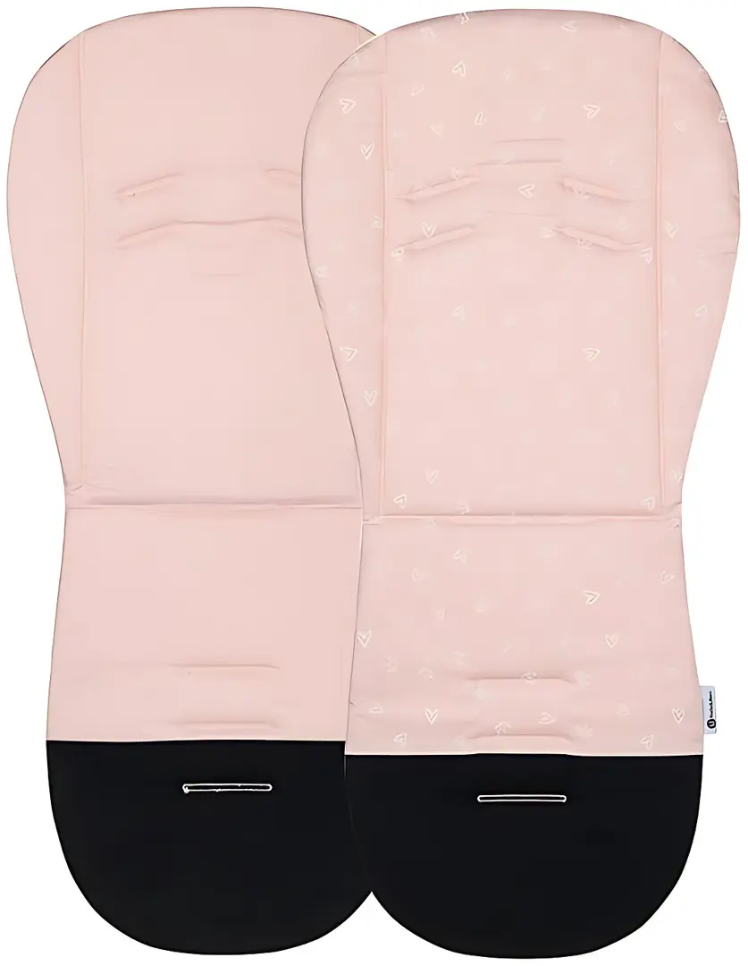 Saltea pentru carucior Petite&Mars Foamy Pink Queen (Pink/Black)