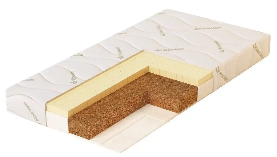 Saltea pentru copii Plitex Aloe Vera Nature 119х60 (10cm)