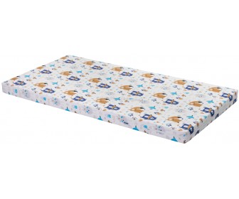 Saltea pentru copii Sensillo Animals Forest 120x60 (White/Blue)