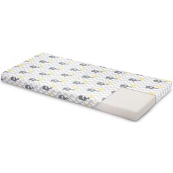 Saltea pentru copii Sensillo Elephants 120x60 (Grey) Thumb