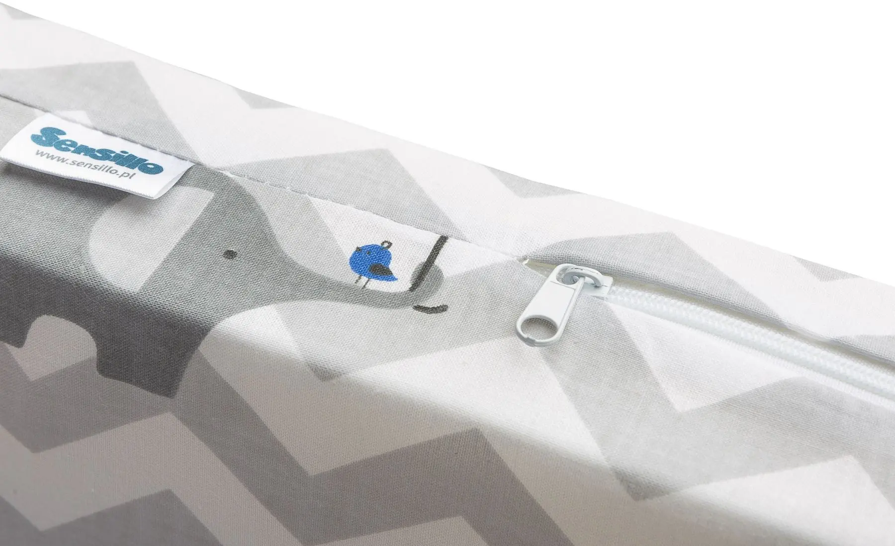 Saltea pentru copii Sensillo Elephants 120x60 (Grey)