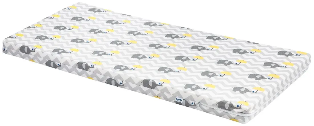 Saltea pentru copii Sensillo Elephants 120x60 (Grey)