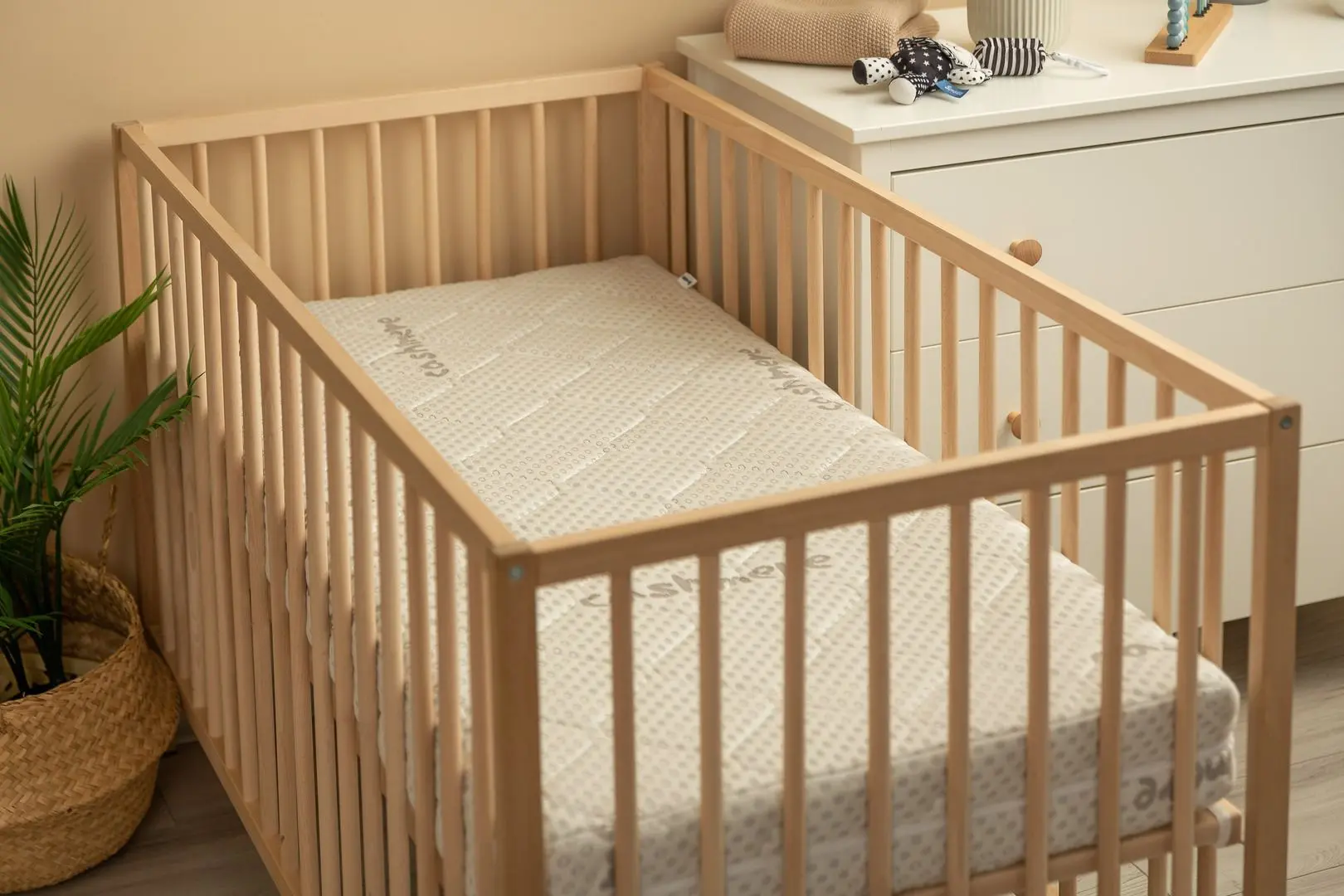 Saltea pentru copii Sensillo Visco HR Cashmere 120x60 (White) - 5