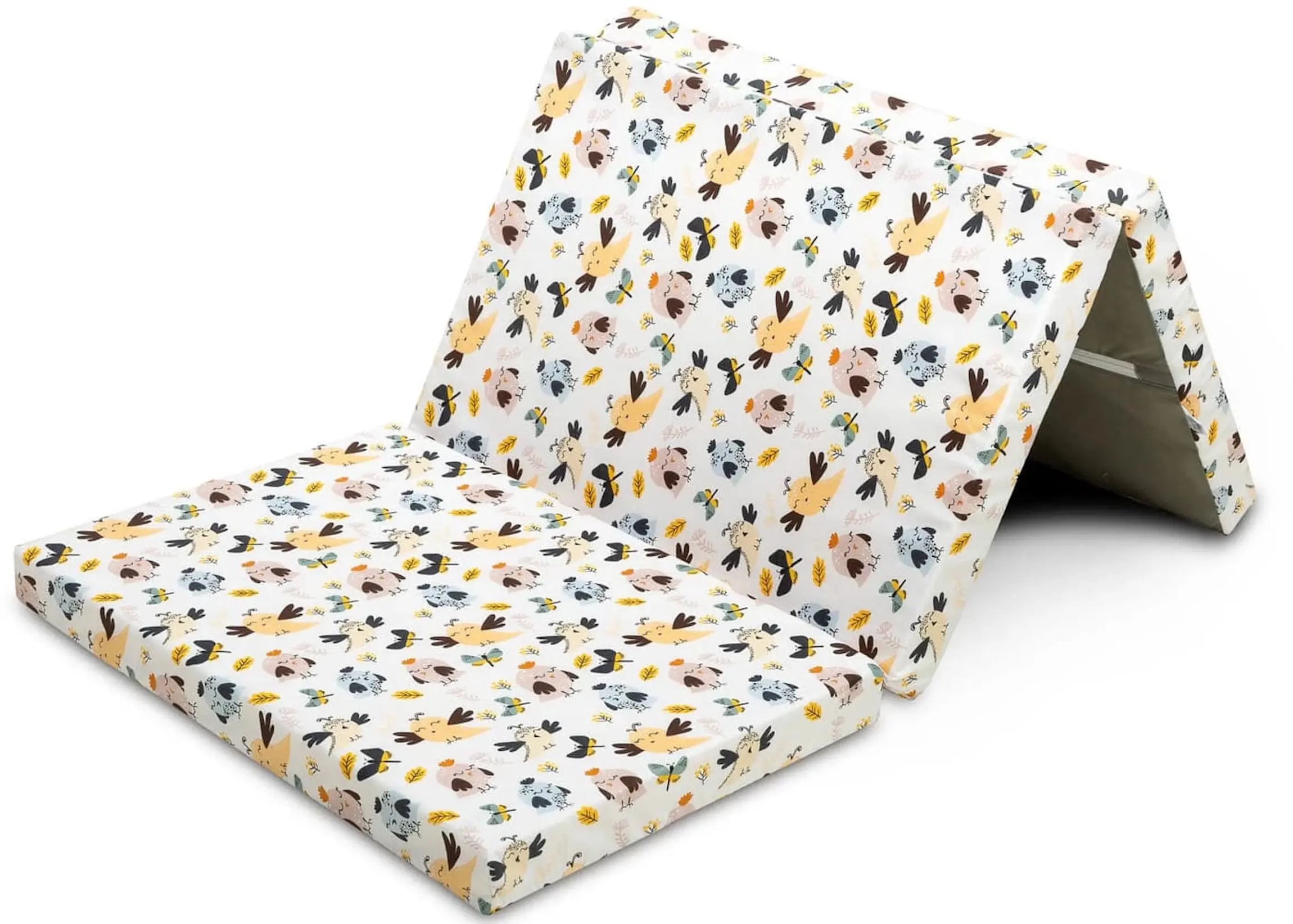 Saltea pentru copii pliabila Sensillo Tourist Birds 120x60 (5cm) - 2