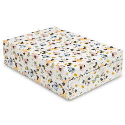 Saltea pentru copii pliabila Sensillo Tourist Birds 120x60 (5cm) Thumb