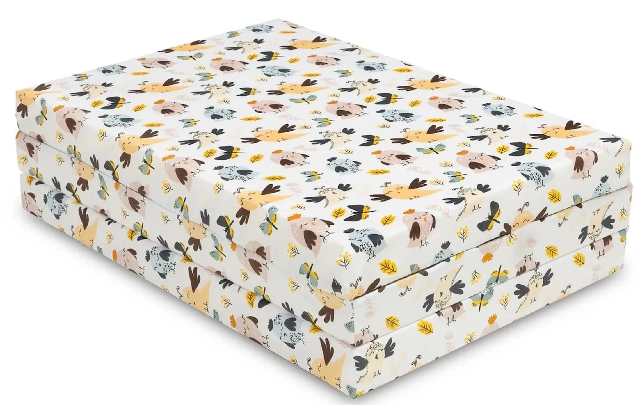 Saltea pentru copii pliabila Sensillo Tourist Birds 120x60 (5cm) - 3