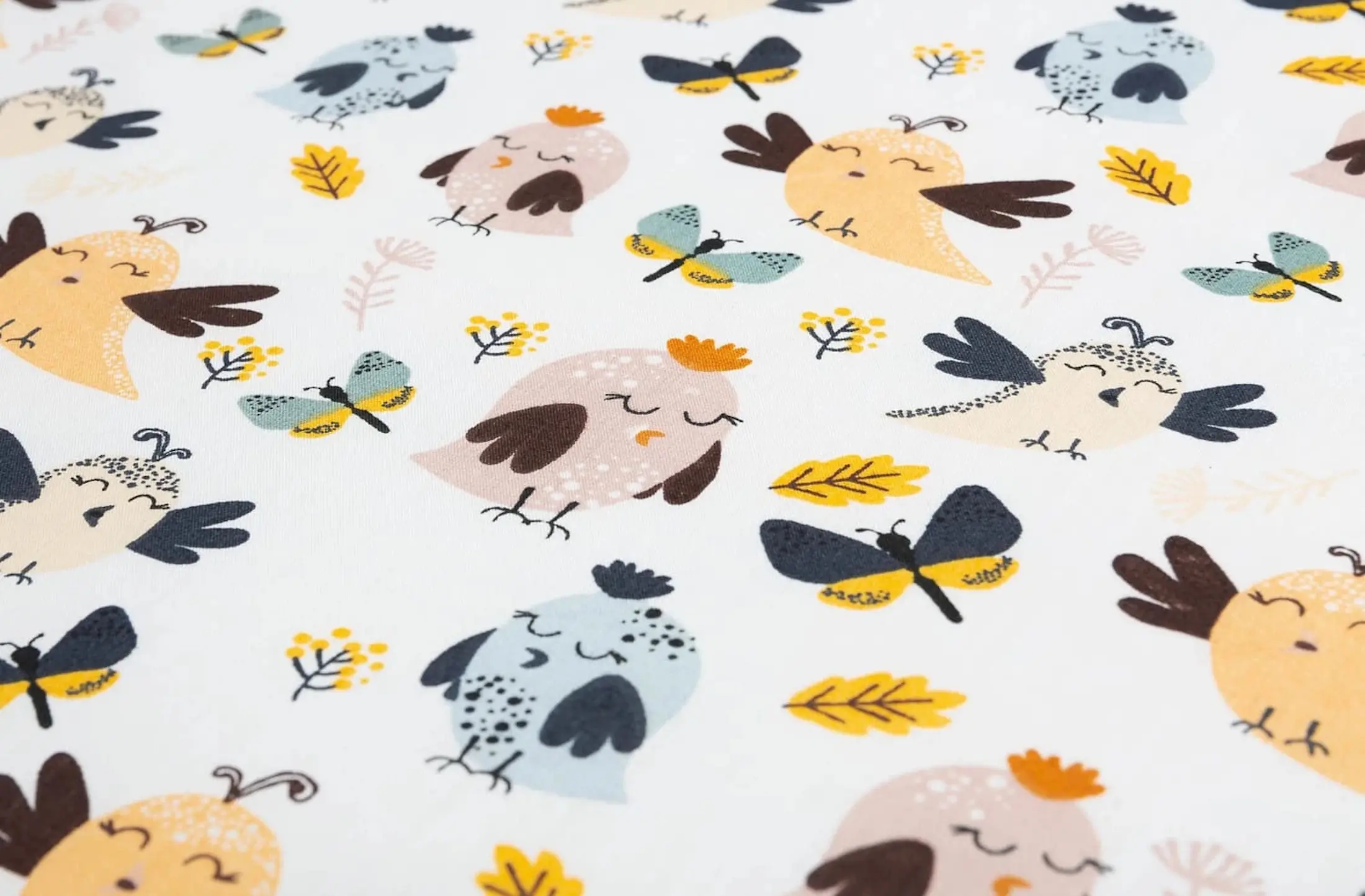 Saltea pentru copii pliabila Sensillo Tourist Birds 120x60 (5cm) - 4