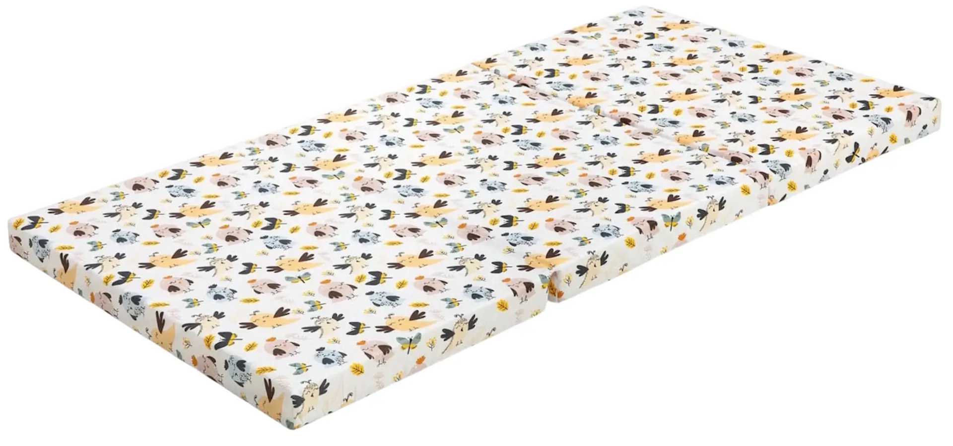 Saltea pentru copii pliabila Sensillo Tourist Birds 120x60 (5cm)