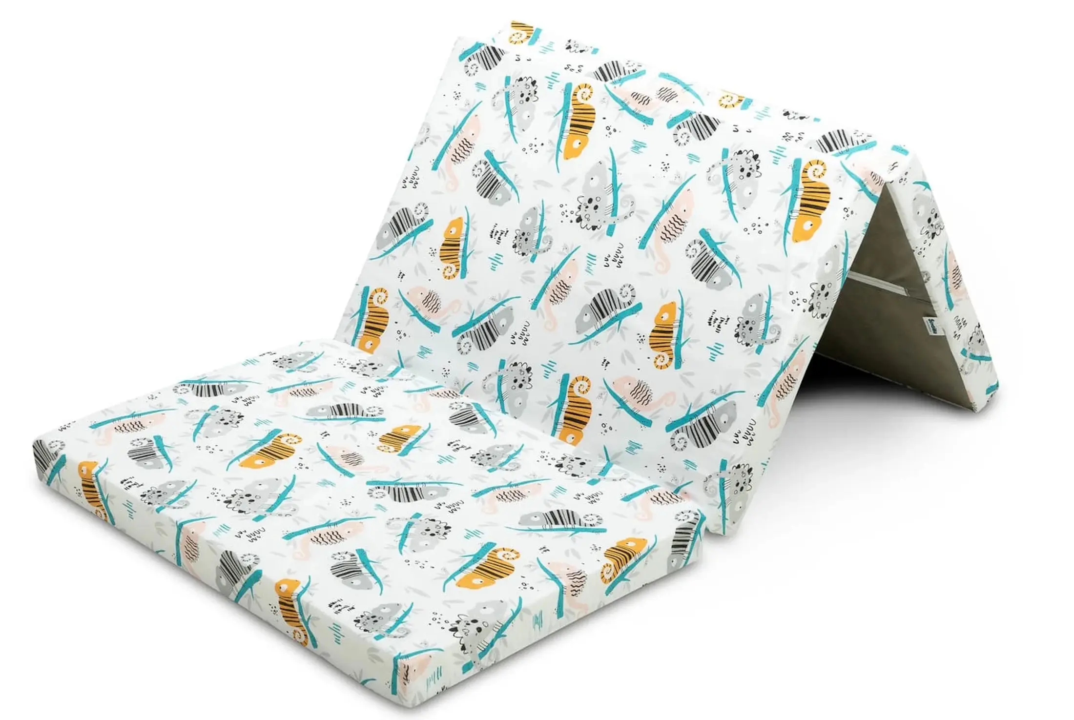 Детский складной матрас Sensillo Tourist Chameleon 120x60 (5см) - 2