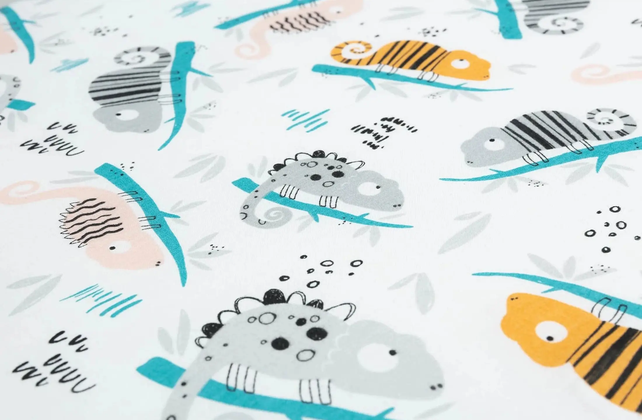 Детский складной матрас Sensillo Tourist Chameleon 120x60 (5см) - 4