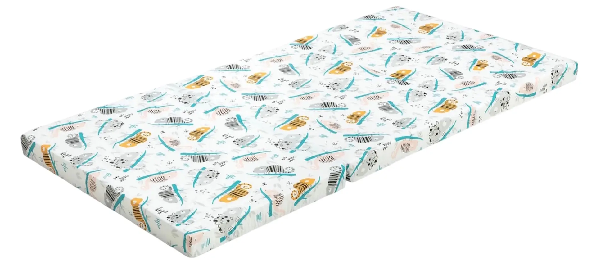 Детский складной матрас Sensillo Tourist Chameleon 120x60 (5см)