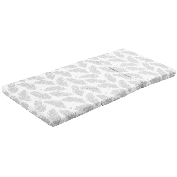 Saltea pentru copii pliabila Sensillo Tourist Feathers 120x60 (cm)