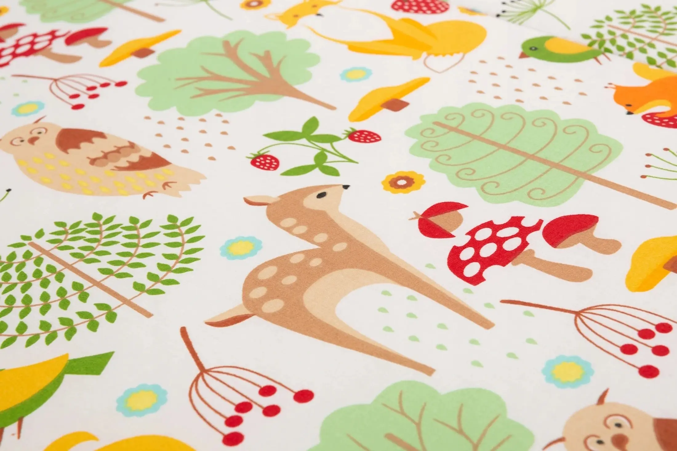 Детский складной матрас Sensillo Tourist Forest 120x60 (5см) - 4