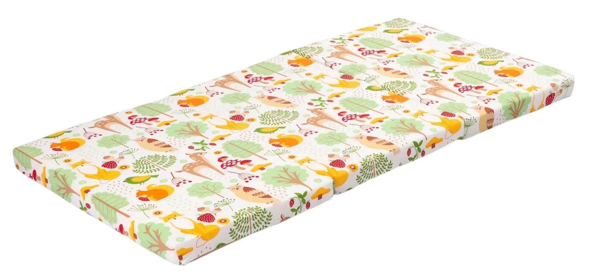 Детский складной матрас Sensillo Tourist Forest 120x60 (5см)