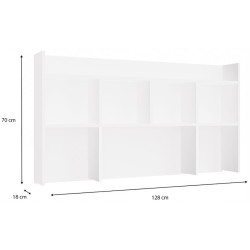 Dulap suprapus TopEshop 130cm (White) Thumb