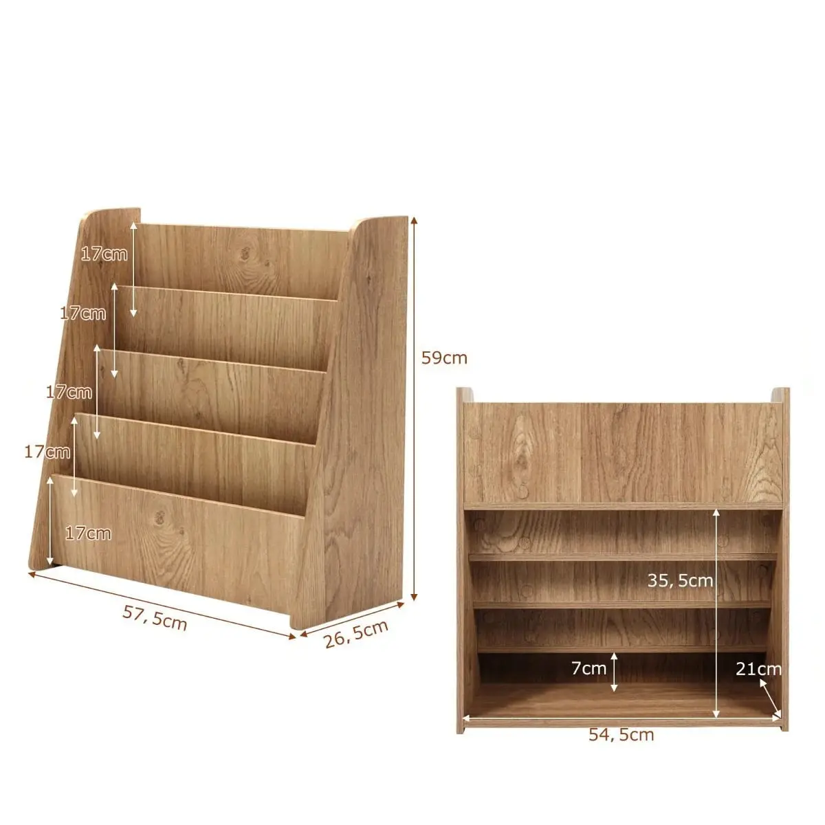 Etajera Costway CB10781NA (Natural) - 4