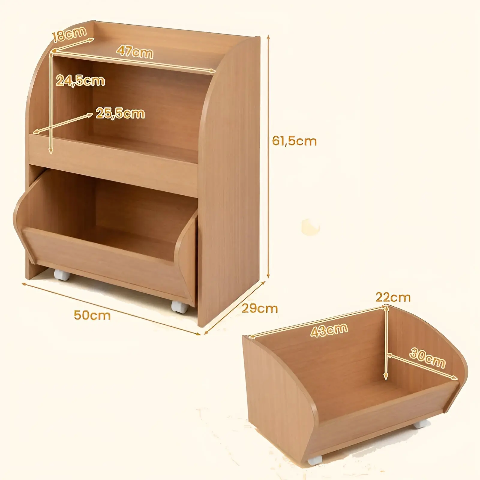 Etajera Costway HY10552NA (Natural) - 3