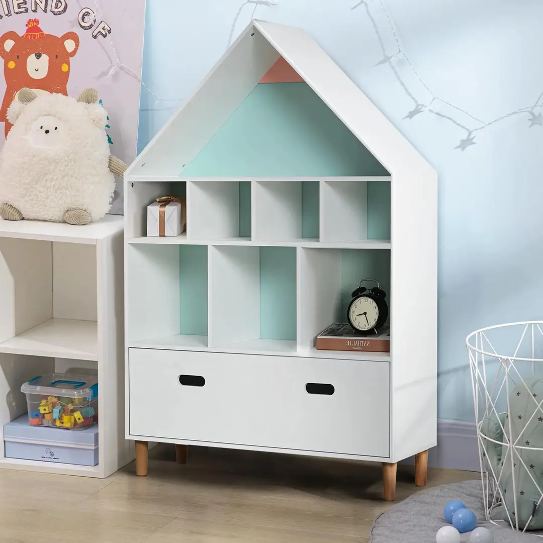 Стеллаж для игрушек Homcom 311-010 (White)