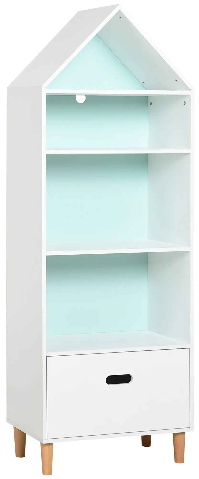 Стеллаж Homcom 311-011 (White/Blue/Pink) - 2