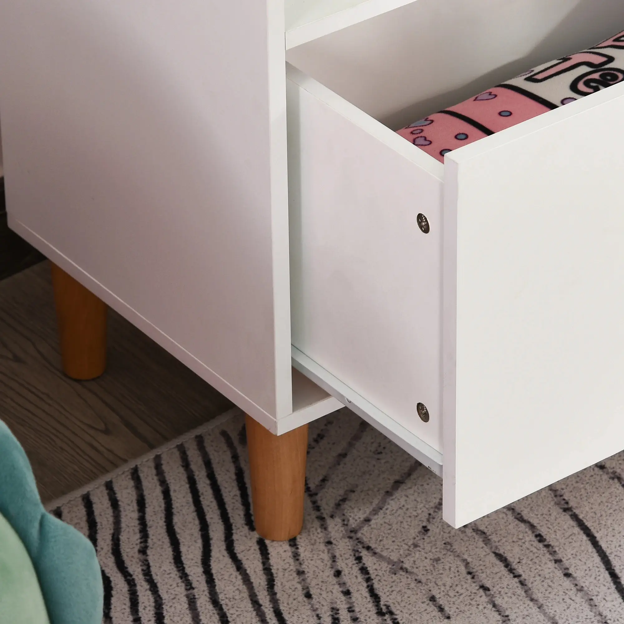 Стеллаж Homcom 311-011 (White/Blue/Pink) - 8