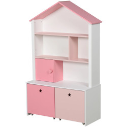 Стеллаж Homcom 311-012 (Pink/White) Thumb