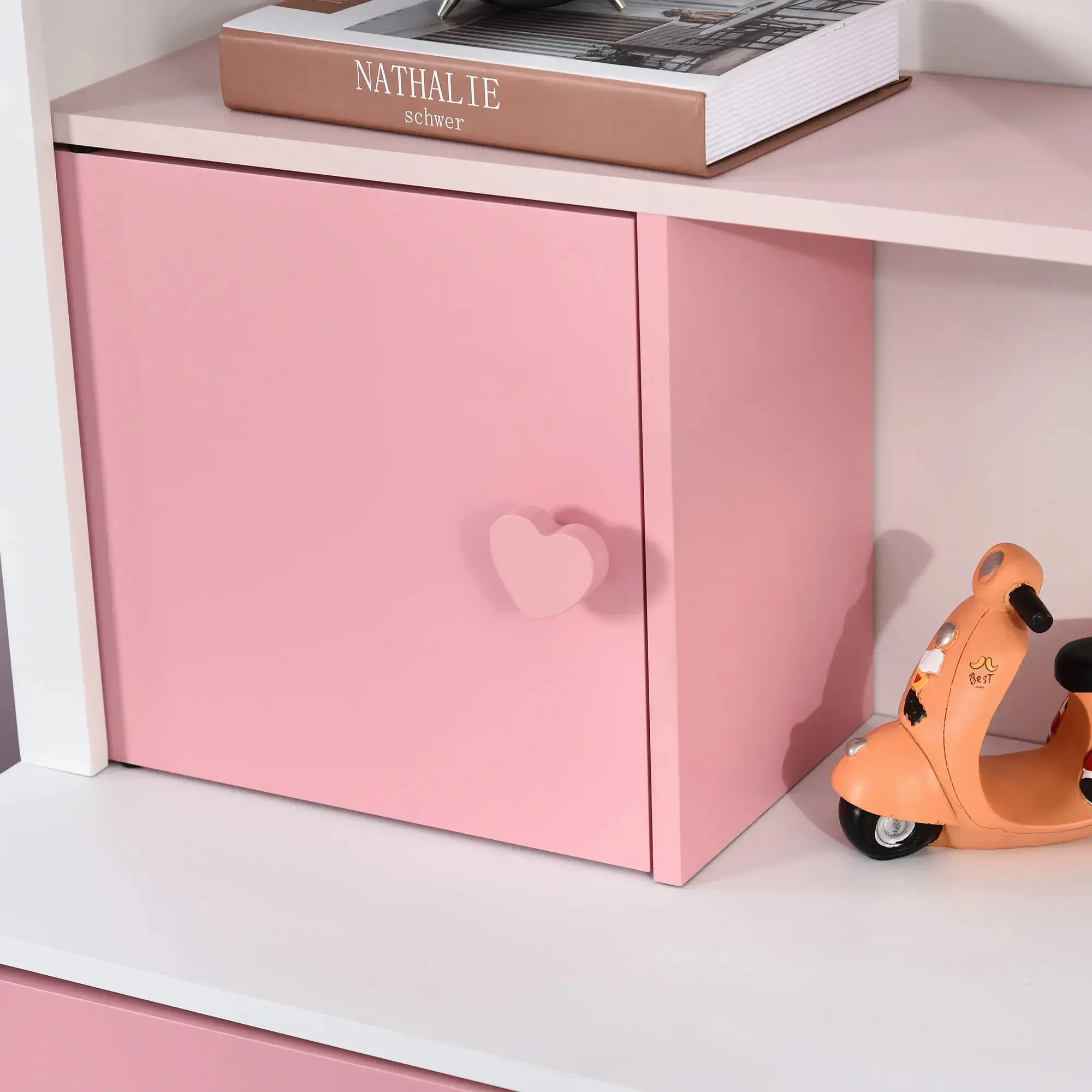 Стеллаж Homcom 311-012 (Pink/White) - 7