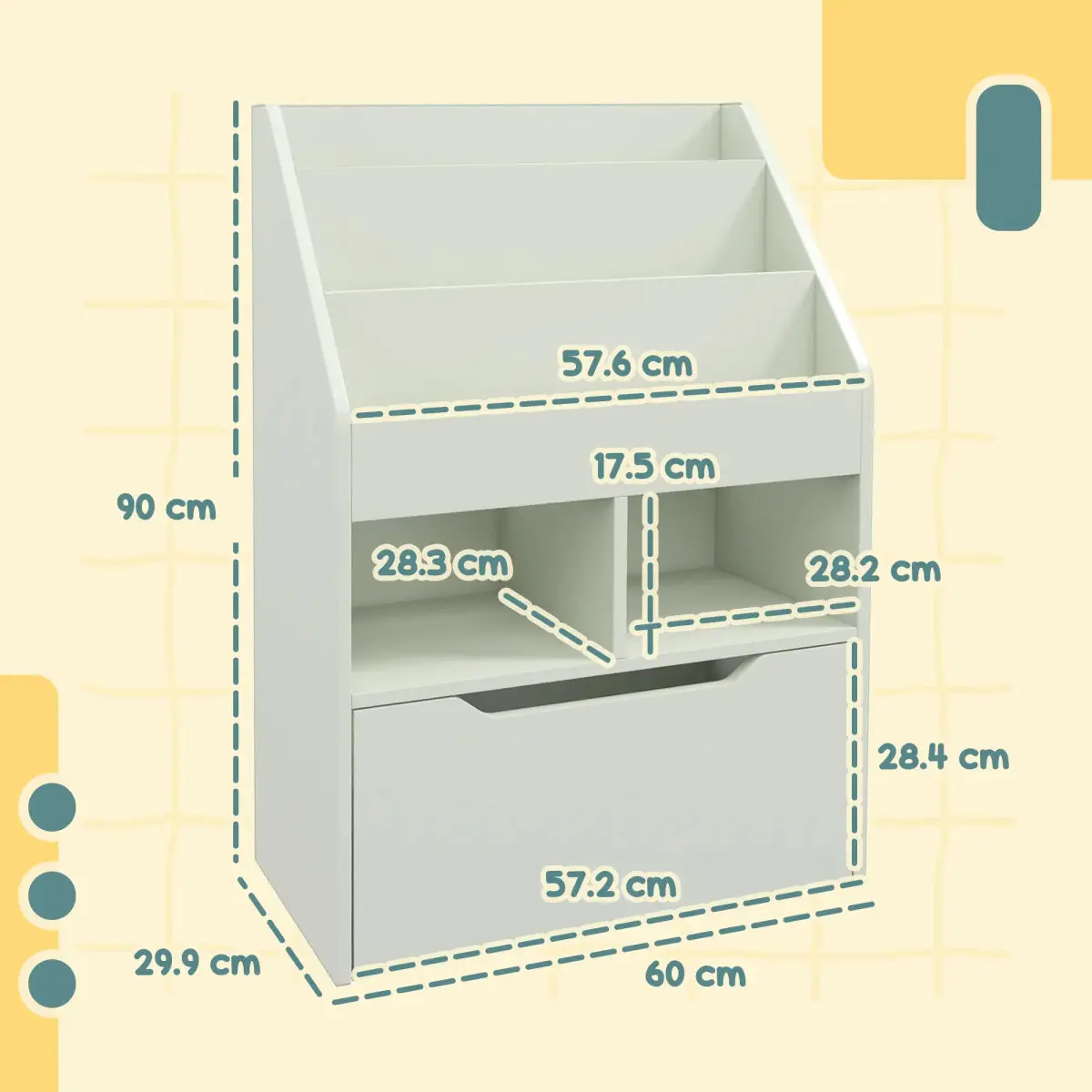 Etajera Homcom 311-048V80GN (Light Green) - 7