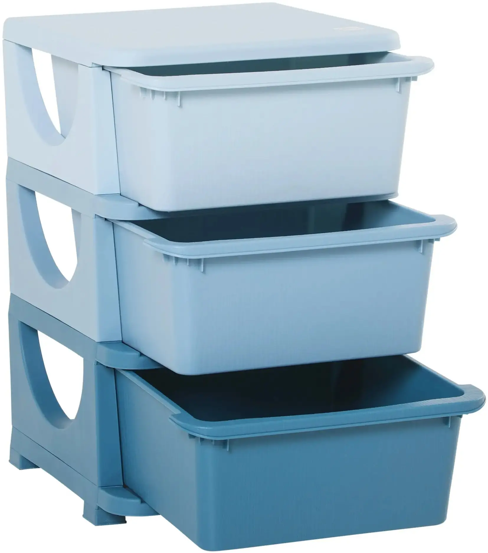 Tumba-organizator de jucarii Homcom 311-023BU (Blue) - 2