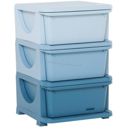 Tumba-organizator de jucarii Homcom 311-023BU (Blue)