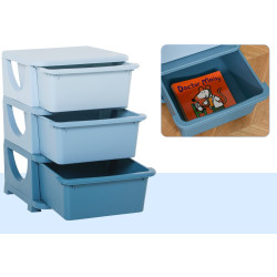 Tumba-organizator de jucarii Homcom 311-023BU (Blue) Thumb
