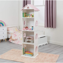 Стеллаж Tempo Kondela Maison Typ 2 (White/Pink)