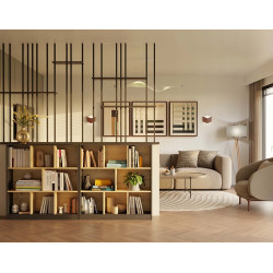 Etajera TopEshop Fiesta 8P (Anthracite/Artisan Oak) Thumb