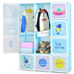 Dulap Costway JZ10189BL (Blue) Thumb