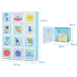 Dulap Costway JZ10189BL (Blue) Thumb