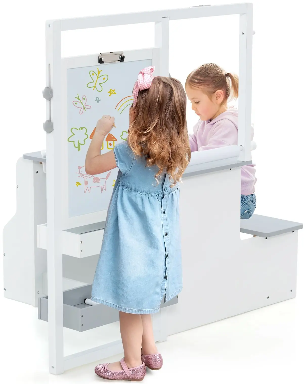Стол-мольберт Costway TM10078HB (Light Grey) - 2