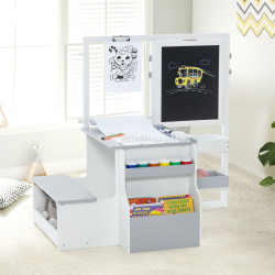 Стол-мольберт Costway TM10078HB (Light Grey)