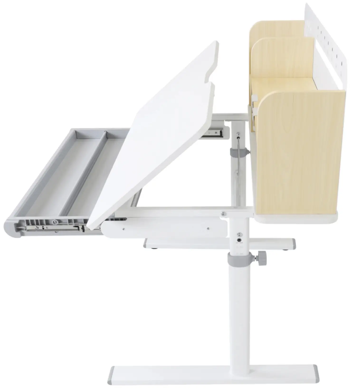 Парта Tempo Kondela Adan (Natural/White) - 11