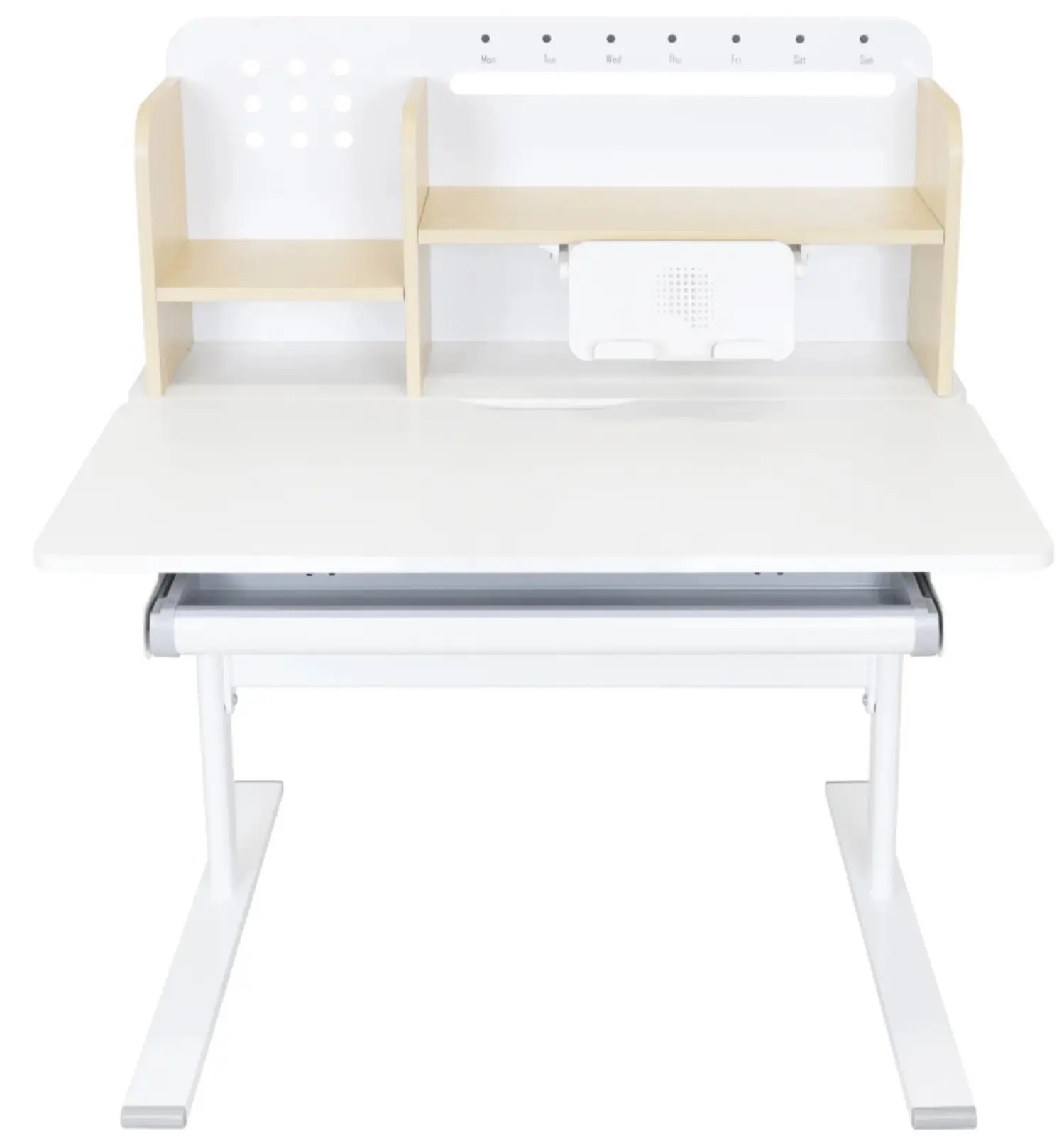 Парта Tempo Kondela Adan (Natural/White) - 5