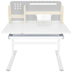 Парта Tempo Kondela Odin (Grey/White) Thumb