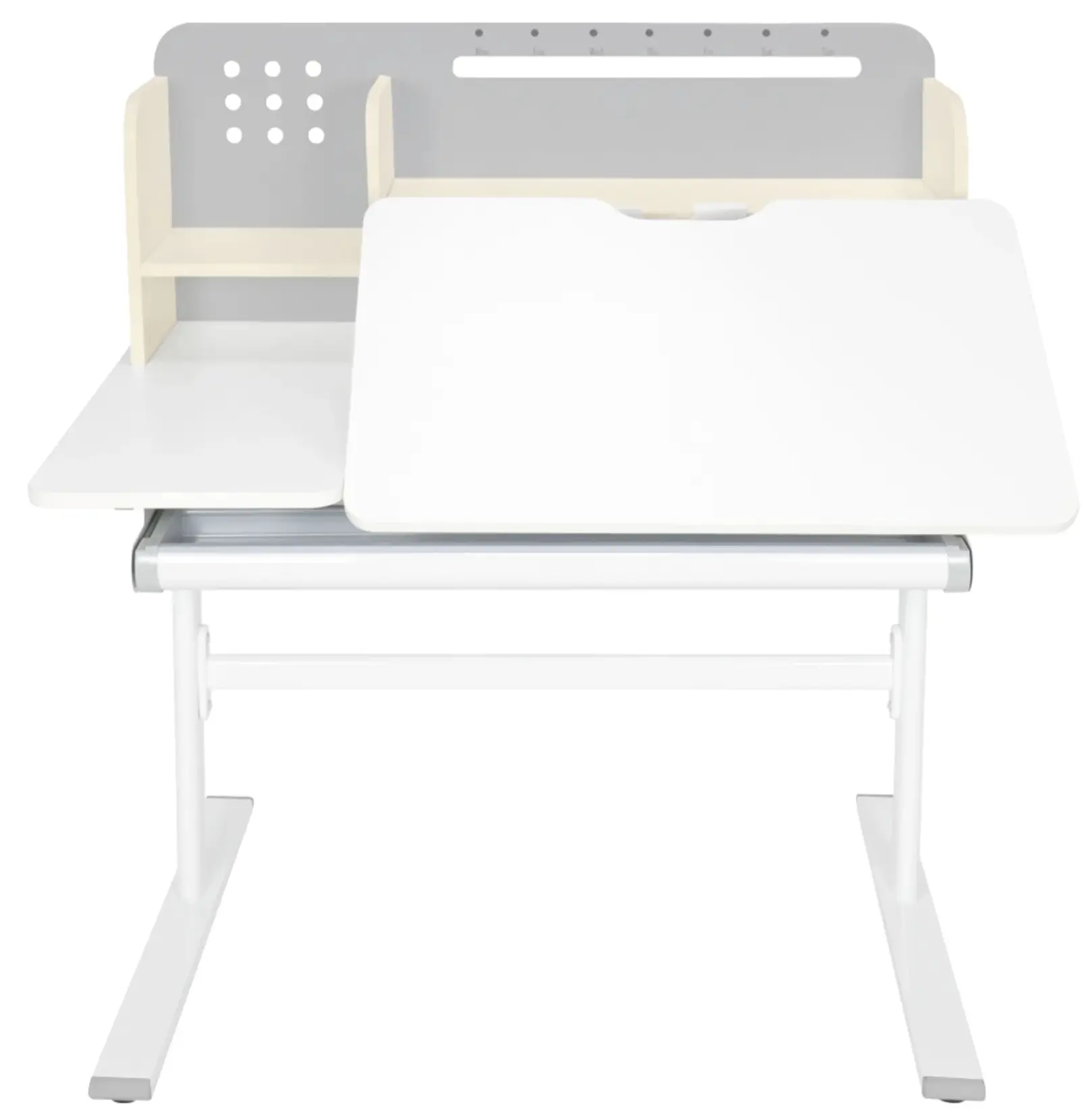 Парта Tempo Kondela Odin (Grey/White) - 12