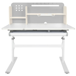 Парта Tempo Kondela Odin (Grey/White) Thumb