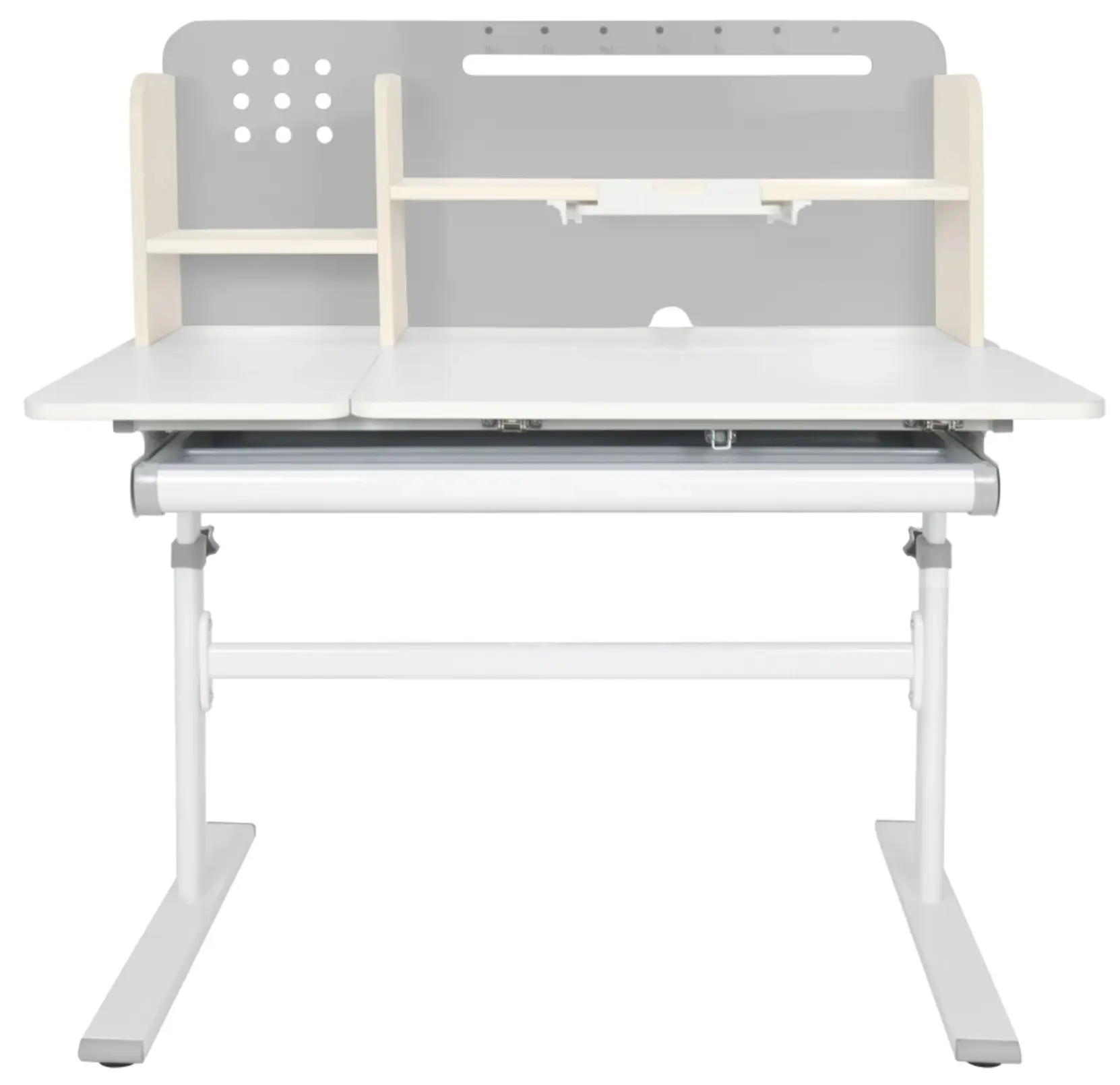 Парта Tempo Kondela Odin (Grey/White) - 7