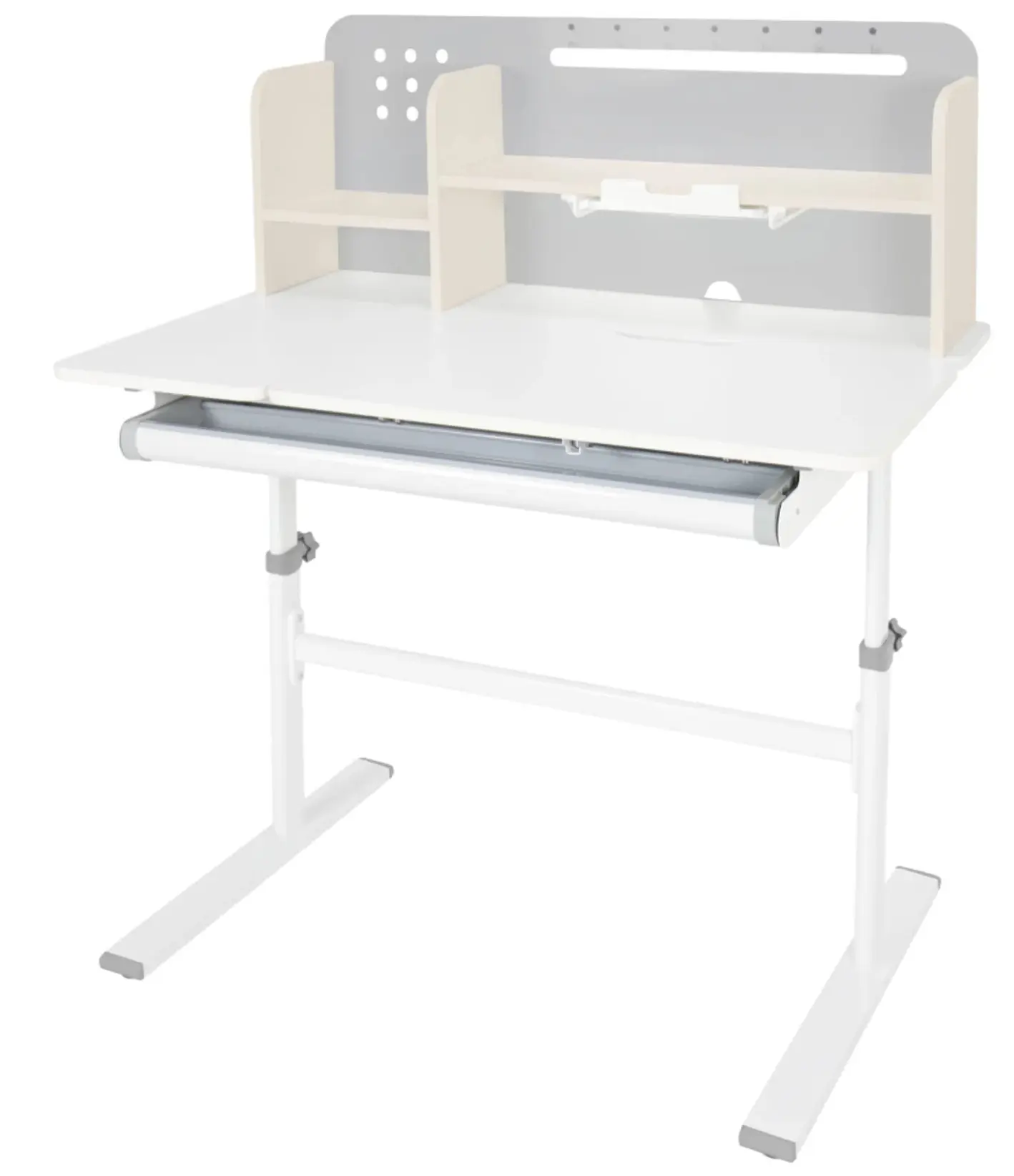Парта Tempo Kondela Odin (Grey/White) - 5
