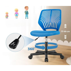 Fotoliu pentru copii Costway CB10620GR (Blue) Thumb